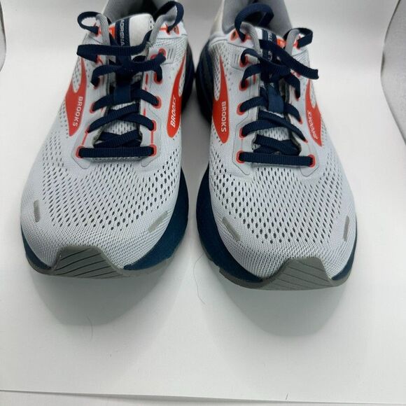 Brooks Adrenaline GTS 22 Shoes Mens Size 8.5 D Gray Red Running Trainer Cushion - Picture 3 of 11